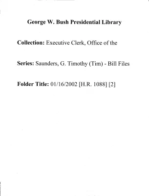 01/16/2002 [H.R. 1088] [2]