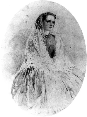 At Church: Portait of a Young Woman