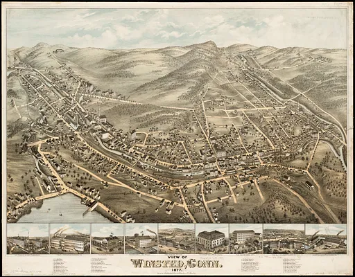 View of Winsted, Conn