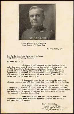 Gen. Harry C. Hale. Headquarters 84th Division