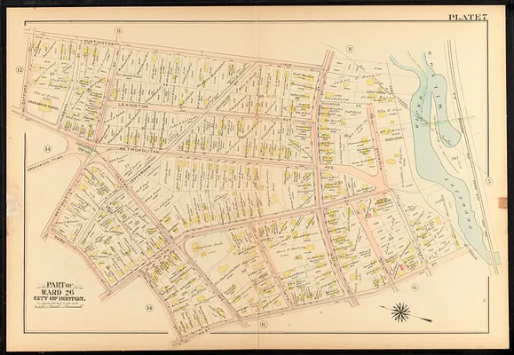Atlas of the city of Boston, ward 26, Hyde Park