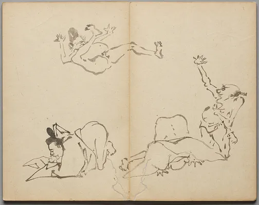Courtiers' Farting Contest from Sketch Album