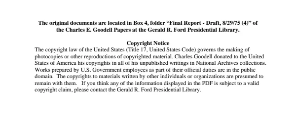 Final Report - Draft, 8/29/75 (4)