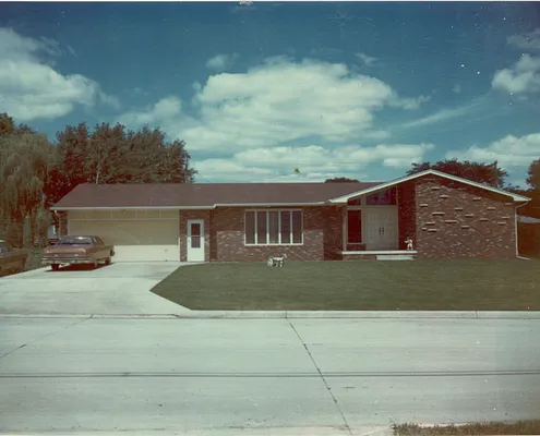 Single-Story Brick House, New Hampton, 1975