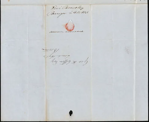 Levi Bradley to George Coffin, 30 October 1845