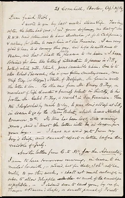 Letter from Samuel May, Boston, to Richard Davis Webb, April 19 / 59