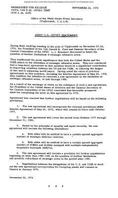 Joint US-Soviet Statement [Joint Statement]