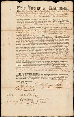 Ann Cromartie indentured to apprentice with Bossenger Foster of Boston, 4 January 1770