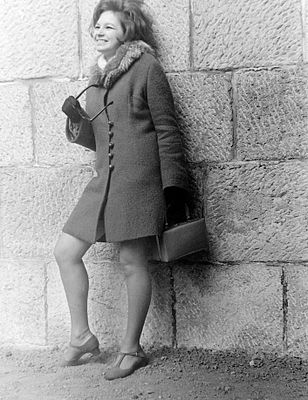 1960s Fashion Portrait of a Young Woman in Hungary