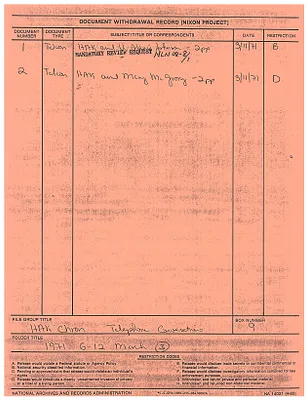 March 6-12, 1971 [1 of 2]