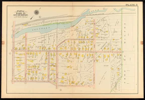Atlas of the city of Boston, ward 26, Hyde Park