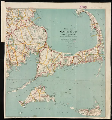 Map of Cape Cod and vicinity