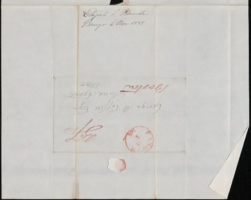 Elijah L. Hamlin to George Coffin, 6 November 1838