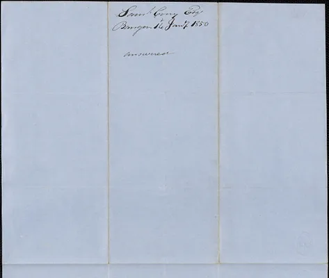 Samuel Cony to George Coffin, 14 January 1850