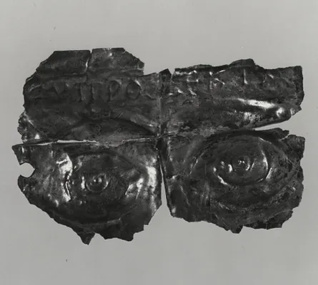 Plaque with Pair of Eyes Symbolizing the All-seeing Power of God