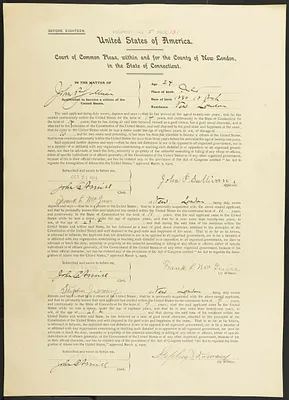 Affidavits of Witnesses, 1903-1904