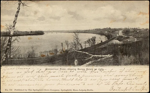 Connecticut River, showing Barney Estate on right