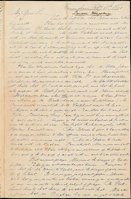Letter from Lawson Kingsbury, Framingham, to Amos Augustus Phelps, Feby. 18th 1840