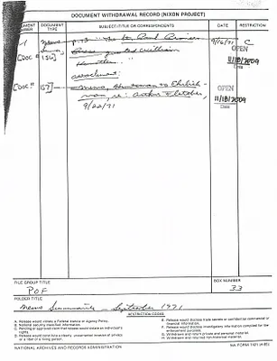 News Summaries - September 1971 [1 of 2]