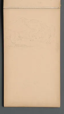 Sketchbook, page 08: Carter Mountian (?)
