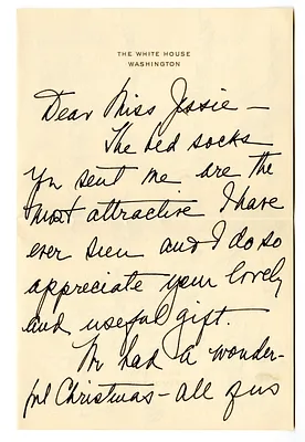 Letter from Bess W. Truman to Jessie McDearmon