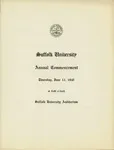 1940 Suffolk University commencement program (all schools)