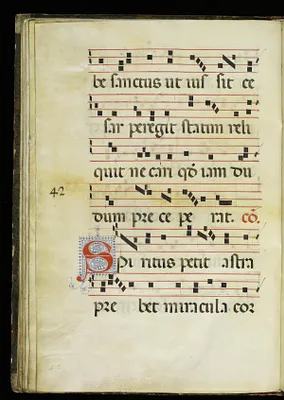 Leaf from Antiphonary