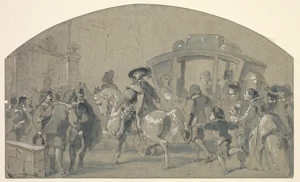 Street Scene (recto)