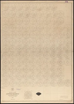 Pilot chart of the South Pacific