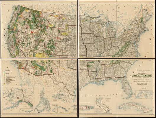 National Forests with related projects and data