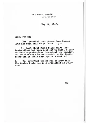 Memorandum from Roberta Barrows to Matthew Connelly