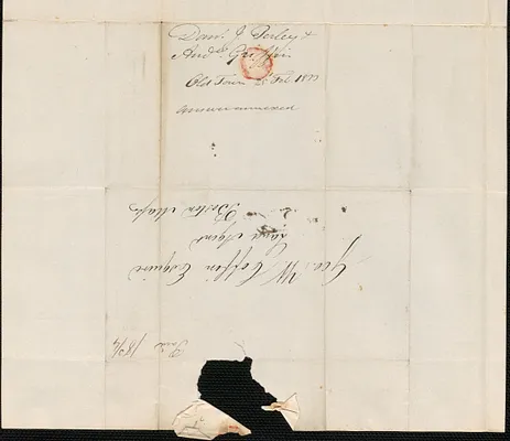 Daniel J. Perley to George Coffin, 25 February 1833