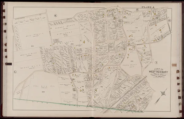 Atlas of the city of Boston : West Roxbury : volume five : from actual surveys and official records