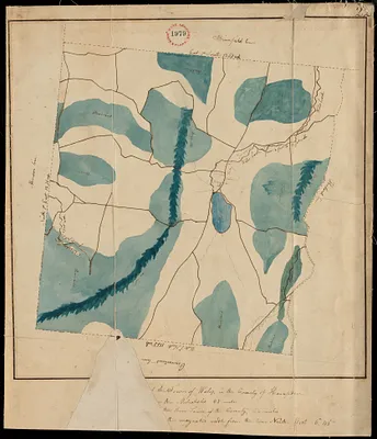 Plan of Wales, surveyor's name not given, dated 1830