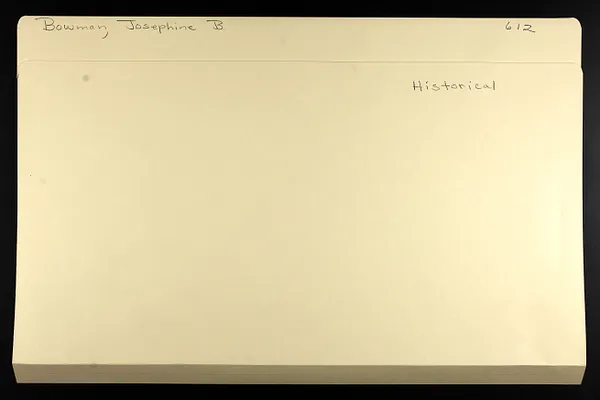Bowman, Josephine B.