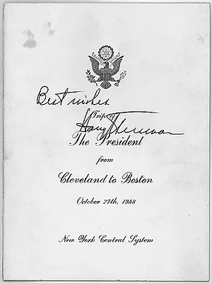 Harry S. Truman's Autograph