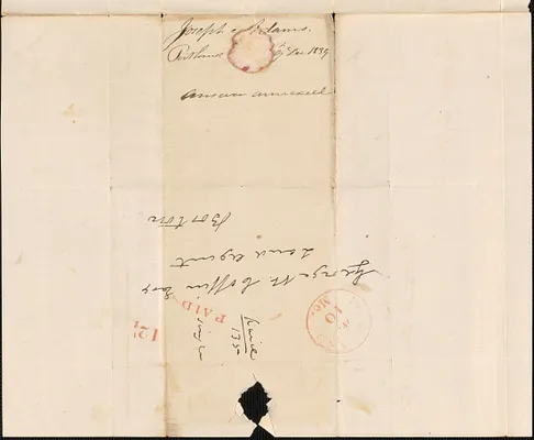 Joseph Adams to George Coffin, 9 December 1839