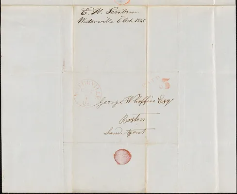 E.H. Scribner to George Coffin, 6 October 1845