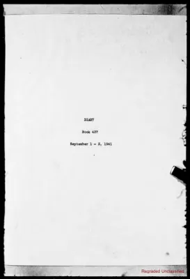 Volume 437, September 1 – September 3, 1941