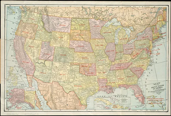 Map of the United States of America