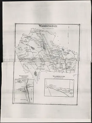 1876 Map of Washington