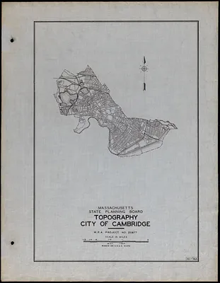 Topography City of Cambridge