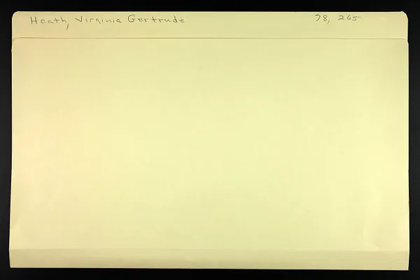 Heath, Virginia Gertrude
