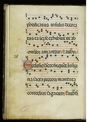 Leaf from Antiphonary