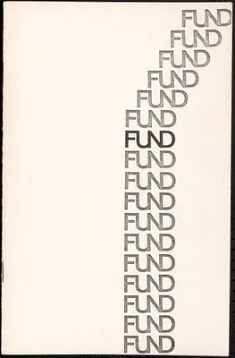 Booklet for FUND (Fund for Urban Negro Development) 1968, with insert of 1970 membership