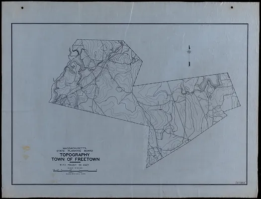 Topography Town of Freetown