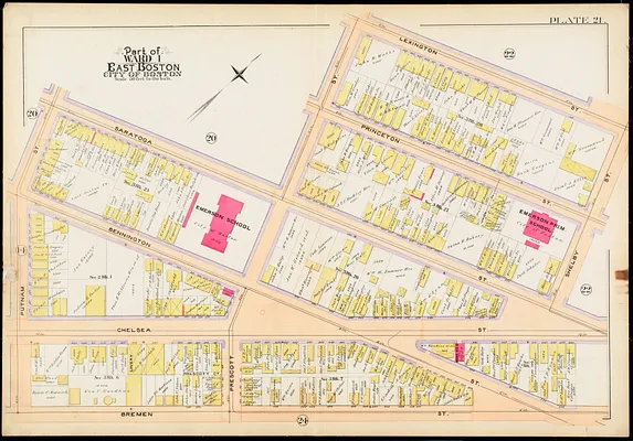 Atlas of the city of Boston : East Boston, Mass.