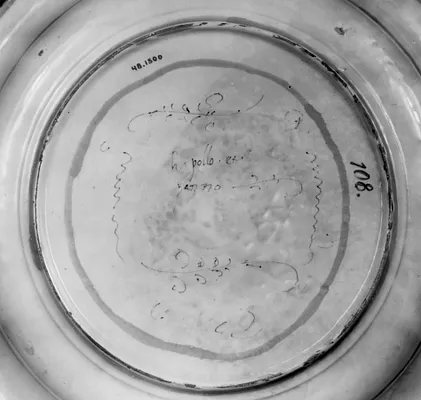 Dish with the Musical Competition between Apollo and Pan