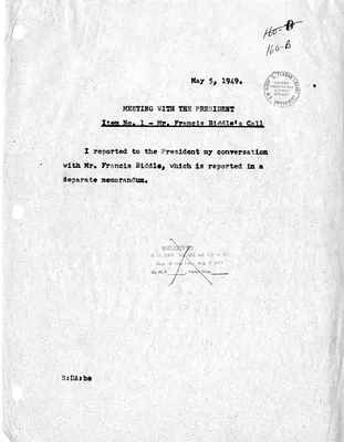 Memorandum of Conversation with Secretary of State Dean Acheson and President Harry S. Truman
