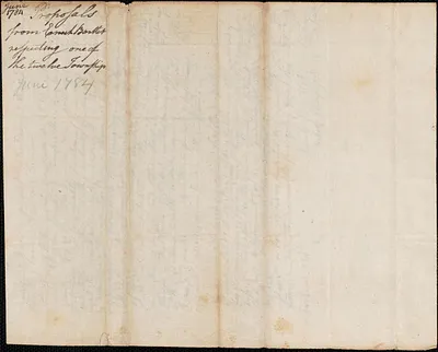 Enoch Bartlett to Samuel Phillips and additional members of the Committee for the Sale of Eastern Lands, June 1784